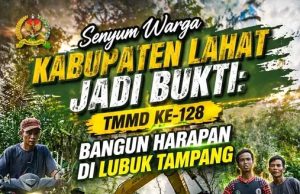 TMMD ke-128 di Lubuk Tampang Bangun Harapan dan Masa Depan