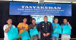 HAB ke-62 Lembaga Pemasyarakatan Kelas IIA Warungkiara Gelar Bakti Sosial Untuk Keluarga Warga Binaan
