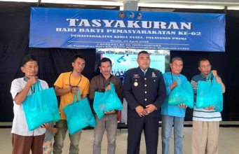 HAB ke-62 Lembaga Pemasyarakatan Kelas IIA Warungkiara Gelar Bakti Sosial Untuk Keluarga Warga Binaan