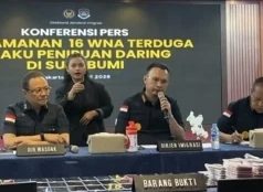 Ditjen Imigrasi “16 WNA Pelaku Love Scamming Diamankan Imigrasi kelas I non-TPI Sukabumi”