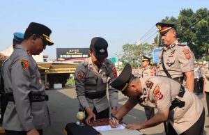 Kapolresta Sukabumi Rotasi Jabatan Penting Kasat Lantas dan Reskrim Hingga Kapolsek Resmi Berganti