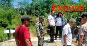 Sinergi Kawal Pembangunan, Kodim 1209/Bengkayang Pantau Pembangunan Jembatan
