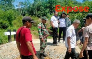 Sinergi Kawal Pembangunan, Kodim 1209/Bengkayang Pantau Pembangunan Jembatan