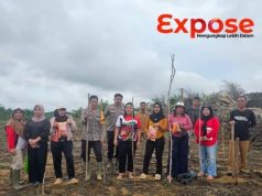 Polsek Sandai Bersama Pemerintah Desa dan Kelompok Tani Laksanakan Penanaman Jagung Hibrida di Desa Jago Bersatu