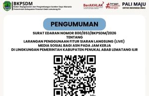 ASN Dilarang Live di Medsos Saat Jam Kerja
