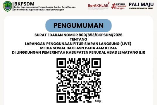 ASN Dilarang Live di Medsos Saat Jam Kerja