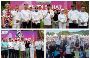 Kabupaten Lahat Meriahkan Jalan Santai HUT ke-157