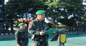 Pimpin Upacara Bendera, Kasdam XII/Tpr Sampaikan Amanat Kasad