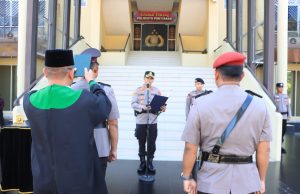 Kapolresta Pontianak Pimpin Sertijab Kapolsek Pontianak Timur