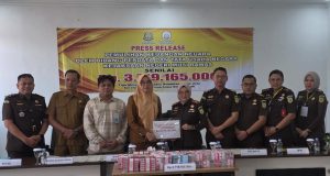 Datun Kejari Pulihkan Keuangan Negara Rp, 3,719.165.000