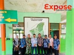 Anggota Koramil 07/Teluk Keramat Hadiri Launching Cek Kesehatan Gratis di Puskesmas Wilayah Binaan