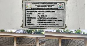 Camat Muara Sugihan Nyatakan Investigasi Dugaan Bancakan Gor Mini Ganesha Mukti