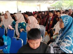 Angkatan Xll Pelajar SMA Negeri Satu Air Salek Gelar Tasyakuran