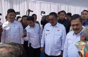 Menteri Imigrasi dan Pemasyarakatan Hadiri Baksos Bedah Rumah Oleh Lapas Kelas IIA Warungkiara