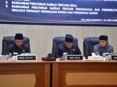 Paripurna DPRD Sukabumi Agenda Penyampaian NOTA Pengantar Bupati Atas Raperda Pertanggung jawaban APBD 2025