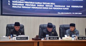Paripurna DPRD Sukabumi Agenda Penyampaian NOTA Pengantar Bupati Atas Raperda Pertanggung jawaban APBD 2025