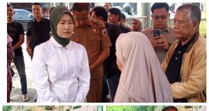 Wabup Lahat Tinjau Korban Kebakaran di Pagar Agung