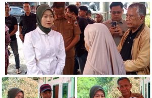 Wabup Lahat Tinjau Korban Kebakaran di Pagar Agung