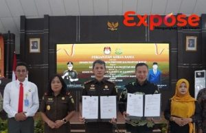 Perkuat Demokrasi Dan Pengawalan Hukum Pemilu KPU Kalbar Dan Kejaksaan Tanda Tagani Perjanjian Kerja Sama
