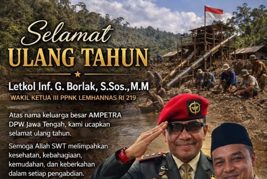 Selamat Ulang Tahun Letkol Inf. G. Borlak, S.Sos., M.M Wakil Ketua III PPNK Lemhannas RI 219