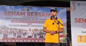 Polresta Pontianak gelar Olahraga bersama masyarakat meriahkan hari Bhayangkara ke-80