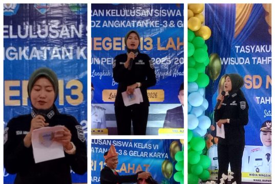Widia Ningsih Hadiri Tasyakuran Kelulusan Siswa SDN 13