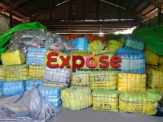 TNI-Polri dan Bea Cukai Tindak Tegas Gudang Pakaian Bekas Ilegal di Mempawah, Pakaian Bekas Ilegal di Disita, Lawan Barang Ilegal, Tim Gabungan Segel Gudang Penimbunan di Jongkat