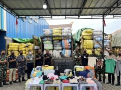 Perang Melawan Barang Ilegal: Menkeu Purbaya Yudhi Sadewa Pimpin Pengungkapan 2.060 Bal Pakaian Bekas diKalbar,Kasdam XII/Tanjungpura Tegaskan Komitmen Penjagaan Perbatasan