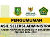 Panitia Seleksi Calon Ketua Baznas Sukabumi Umumkan 15 Peserta Lulus Seleksi Kompetensi