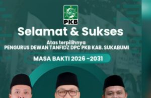 Hasim Adnan,S.Ag Resmi Nahkodai Partai PKB DPC Sukabumi Masa Bakti 2026-2030