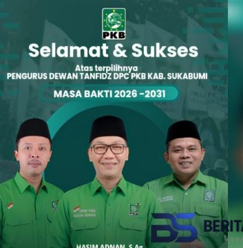 Hasim Adnan,S.Ag Resmi Nahkodai Partai PKB DPC Sukabumi Masa Bakti 2026-2030