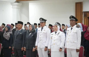 Penyegaran Birokrasi Walikota Sukabumi Lantik 102 ASN, Pejabat Asmintrator,Pejabat Fungsional Hingga 42 CPNS