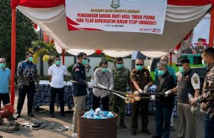 Kejaksaan Negri Sukabumi Musnahkan Barang Bukti 161.492 Butir Obat Terlarang Menjadi Temuan Paling Menonjol