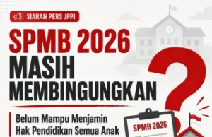 Jaringan Pemantau Pendidikan Indonesia (JPPI) “SPMB 2026 Belum Mampu Menjamin Hak Anak Atas Pendidikan”