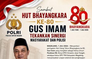 Sambut HUT Bhayangkara ke‑80, Gus Imam Tekankan Sinergi Masyarakat dan Polisi