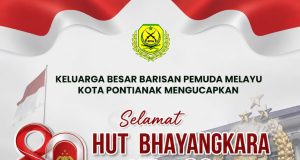 DPD Barisan Pemuda Melayu Kota Pontianak Ucapkan Selamat HUT Bhayangkara ke-80, Apresiasi Pengabdian Polri untuk Masyarakat