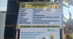 CV.Muhazzab Fauzi Mandiri Realisasikan Ruas Jalan Bataskota- Nangewer