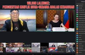 Seruan Wilson Lalengke di Forum Keamanan Militer Global: Penghentian Konflik Rusia-Ukraina adalah Keharusan