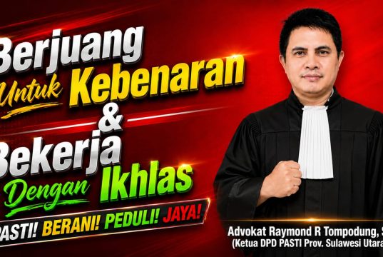 Ketika Kemiskinan Tak Mampu Mengalahkan Mimpi Kisah Mengharukan Raymond Ronald Tompodung, Kini Advokat dan Ketua DPD PASTI Sulawesi Utara