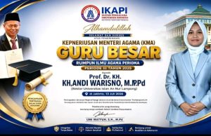 IKAPI Ucapkan Selamat kepada Prof. Dr. KH. Andi Warisno atas Penerimaan KMA Guru Besar