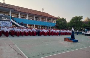 Hari Pertama MPLS SMPN 1 Karawang Timur Di Ikuti 495 Siswa