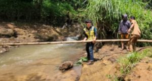 Bendungan Irigasi Terbengkalai Jadi Salah Satu Penyebab Petani di Desa Sasagaran Terancam Gagal Panen Selain Datangnya Musim Kemarau