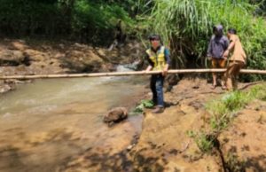 Bendungan Irigasi Terbengkalai Jadi Salah Satu Penyebab Petani di Desa Sasagaran Terancam Gagal Panen Selain Datangnya Musim Kemarau