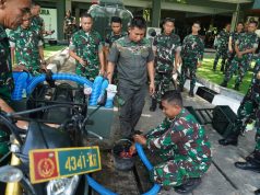 Pangdam XII/Tpr Serahkan Alat Pemadam Modifikasi Sepeda Motor untuk Atasi Karhutla