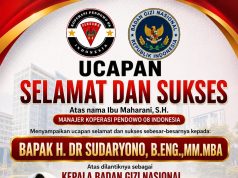 Manajer Koperasi Pendowo 08 Indonesia Beri Ucapan Selamat Atas Dilantiknya Sudaryono Sebagai Kepala Badan Gizi Nasional