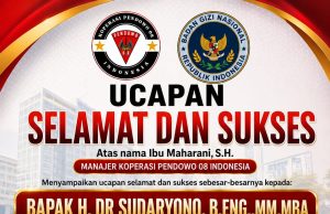 Manajer Koperasi Pendowo 08 Indonesia Beri Ucapan Selamat Atas Dilantiknya Sudaryono Sebagai Kepala Badan Gizi Nasional
