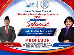 PPWI Ucapkan Selamat Atas Pengukuhan Prof. Dr. Geni Rina Sunaryo, M.Sc. Sebagai Profesor Riset Teknologi Nuklir