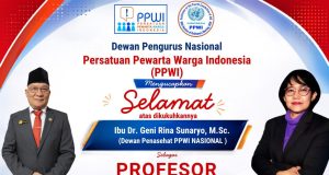 PPWI Ucapkan Selamat Atas Pengukuhan Prof. Dr. Geni Rina Sunaryo, M.Sc. Sebagai Profesor Riset Teknologi Nuklir