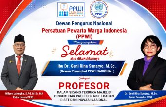 PPWI Ucapkan Selamat Atas Pengukuhan Prof. Dr. Geni Rina Sunaryo, M.Sc. Sebagai Profesor Riset Teknologi Nuklir