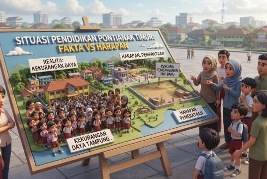 “Gagal Penuhi Hak Pendidikan, Pemkot Pontianak Didesak Evaluasi Pembangunan Sekolah Pontianak Timur”